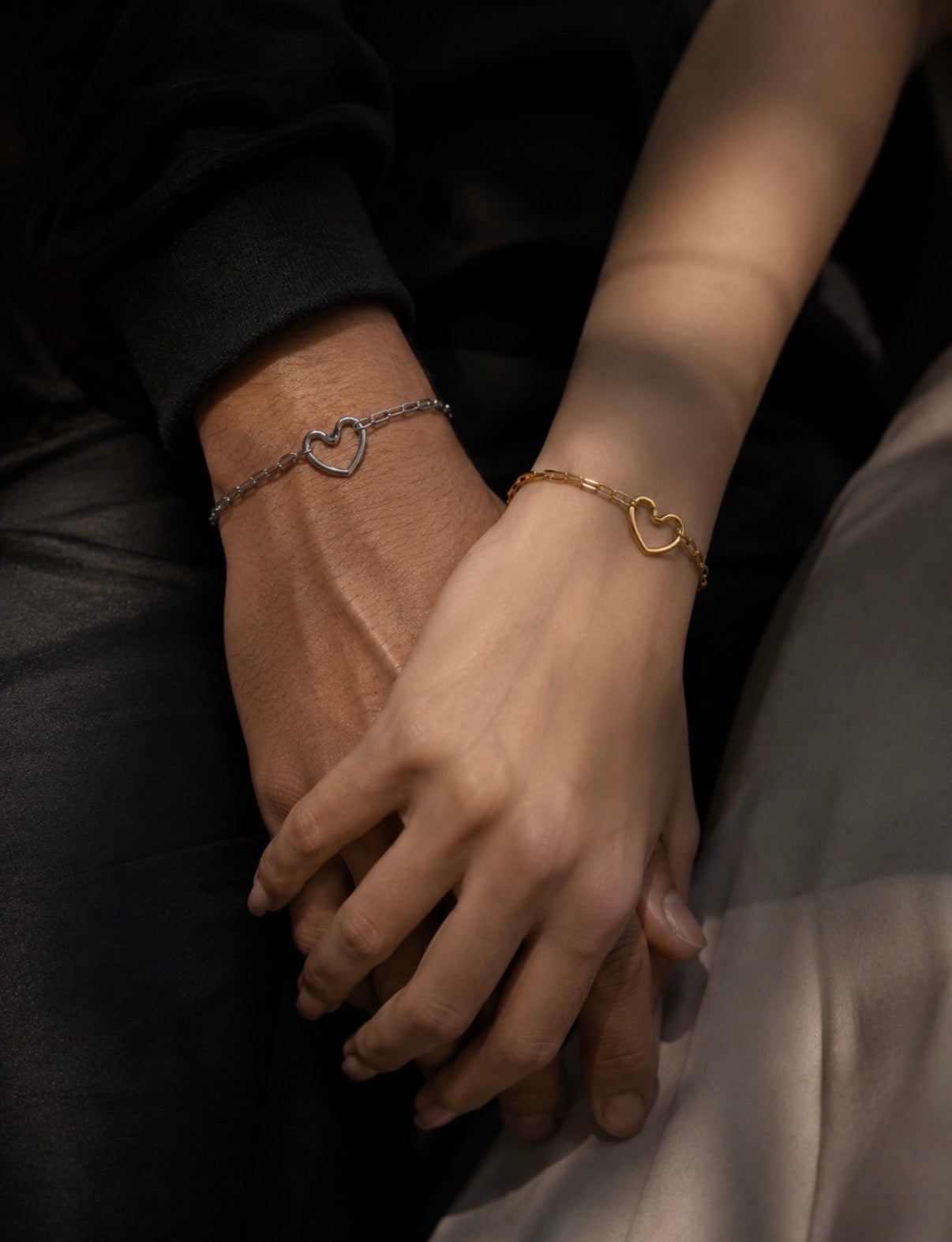 Couple Heart Necklace