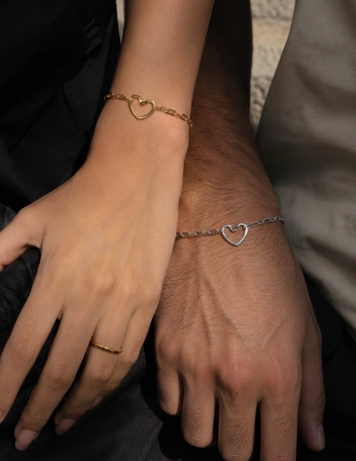 Couple Heart Necklace